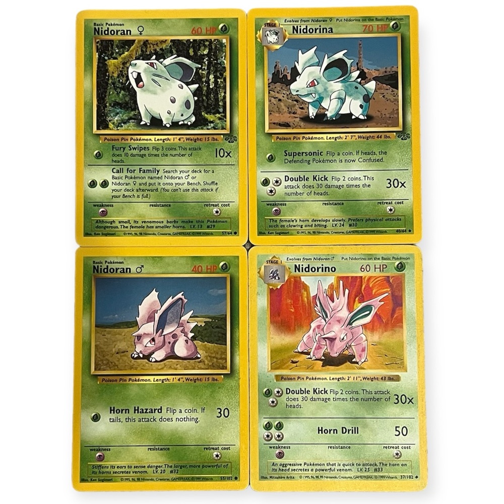 Vintage Pokemon Card Jungle Set Bundle
